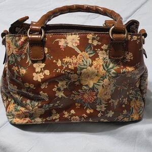 Patricia Nash Vintage Botanical Garden 10th Anniver Crossbody Bag w/coin purse